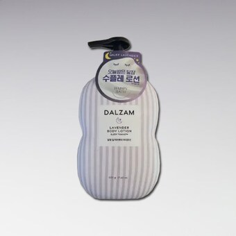 <b>해피바스</b> 달잠 밀키라벤더 <b>바디</b>로션 500g