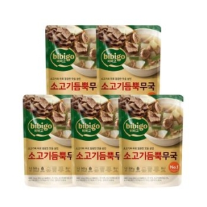 CJ제일제당 비비고 소고기 듬뿍 무국 500g (5개)_이미지
