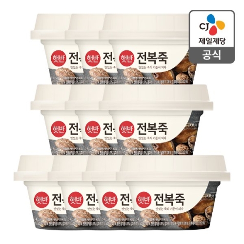CJ제일제당 햇반 전복죽 267g (10개)_이미지