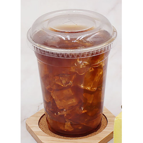 이룸팩 14온스 92파이 PET 투명컵 (+중평뚜껑, 100개)_이미지