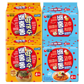 농심 배홍동 막국수 8개 + 배홍동 비빔면 8개_이미지