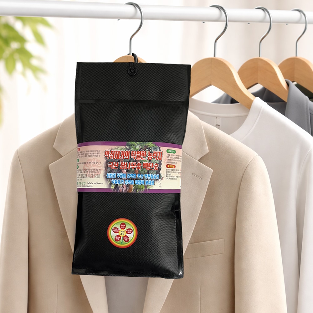 건흥산업 백탄참숯 탈취제 182g