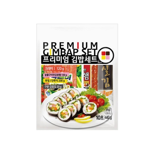 한성기업 프리미엄 김밥세트 440g (2개)_이미지