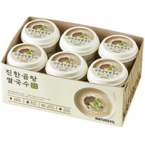 네이처빌 국내산쌀 97% 한끼든든쌀국수 진한곰탕맛 48g (6개)_이미지