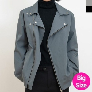 데일리룩 W99F628 남자 라이더자켓 빅사이즈 남성패션의류 옷_이미지