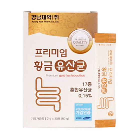 경남제약 프리미엄 황금유산균 30포 (1개)_이미지