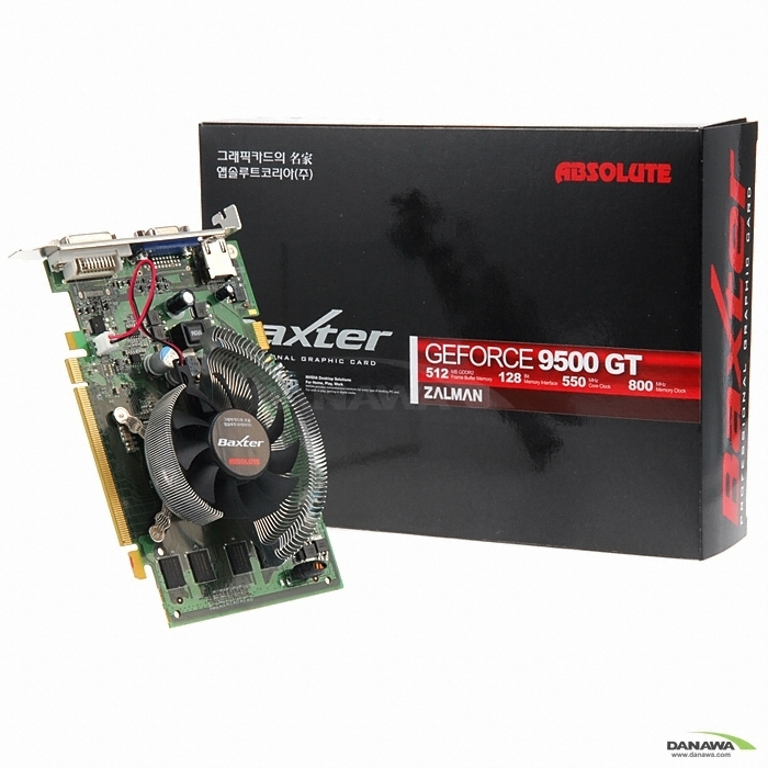 ���� ������ 9500GT Baxter HDMI D2 512MB �߸�