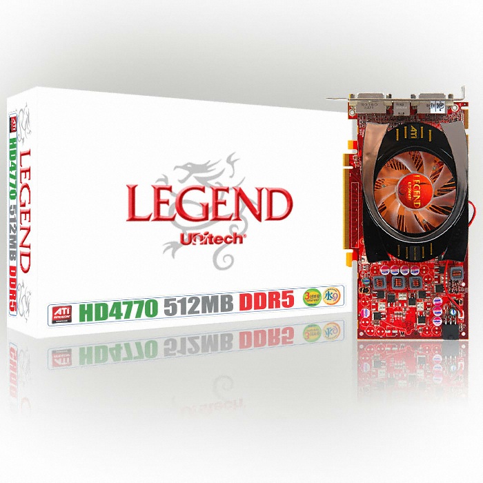 유니텍전자 LEGEND 라데온 HD 4770 D5 512MB_이미지