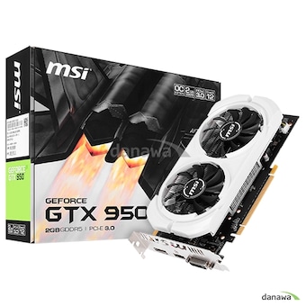 MSI 지포스 <b>GTX950</b> OC D5 2GB 아머 2X V2