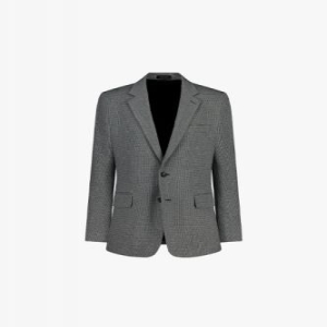 리버클래시 LKW26407 그레이 세미오버핏 싱글 투버튼 사선다트 노치드라펠 셋업자켓