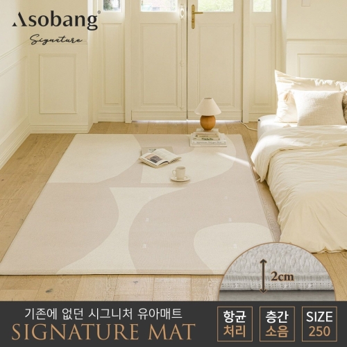 파크론 아소방 아소방 시그니처 놀이방매트 베르가모 250x150x2cm (1개)