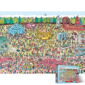 [불명] 1000피스 직소퍼즐 월리를 찾아서 테마파크 AL3301 퍼즐 취미 취미퍼즐 그림퍼즐