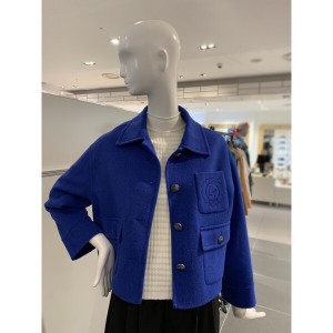르니앤맥코이 자수 로고 울 반코트 MK11HJ202HJY_이미지