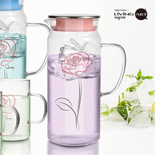 리빙아트 디오바코 내열유리물병 1.5L_이미지
