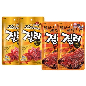 샘표식품 질러 육포 부드러운 30g 2개+직화 45g 2개_이미지