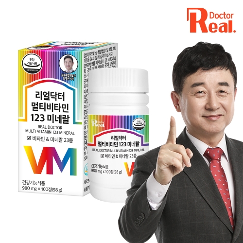 뉴팜 리얼닥터 멀티비타민 123 미네랄 980mg 100정이미지입니다. 누르면 해당 게시물로 새창이동합니다.