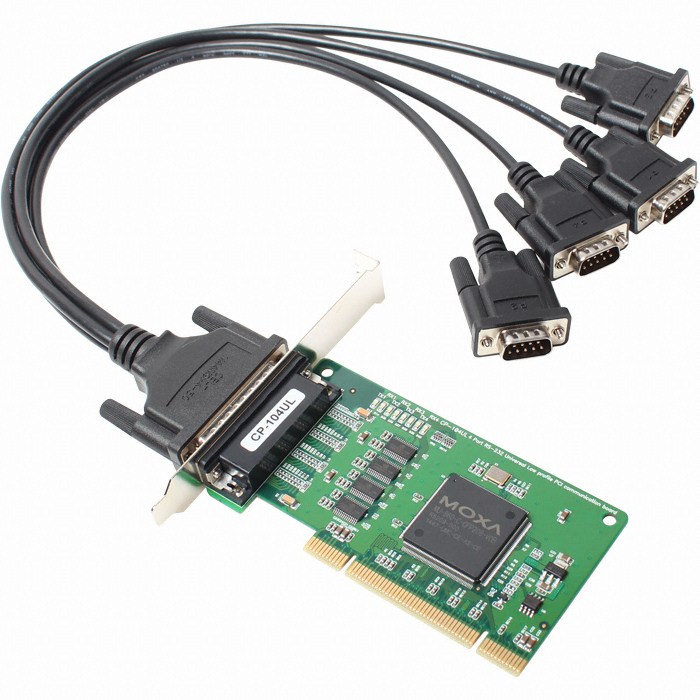 MOXA CP-104UL-DB9M 4포트 PCI 시리얼카드