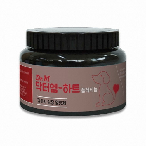 우리펫 ㅤ닥터엠 하트 플레티늄 강아지 심장 영양제 144g (1개)_이미지