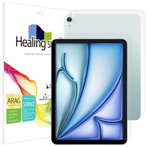 폰트리 힐링쉴드 iPad Air 11 M4 ARAG 고화질 저반사 액정+후면보호필름 (액정 1매+후면 1매)_이미지
