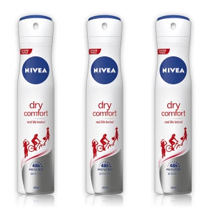 니베아 드라이 콤포트 데오드란트 200ml 3개