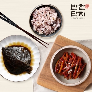 반찬단지 마늘쫑무침1kg+깻잎무침1kg_이미지