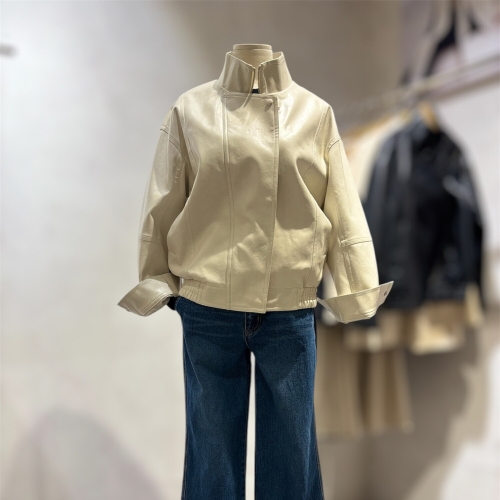 페이크 레더 봄버 자켓 PS1WZ262