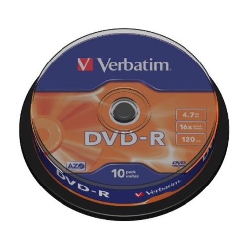 버바팀 DVD-R 4.7GB 16x 케익 (10장)