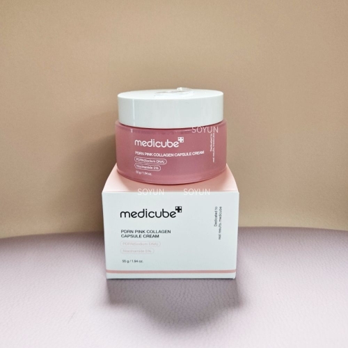 메디큐브 PDRN 연어 핑크 콜라겐 캡슐 크림 55g (1개)_이미지