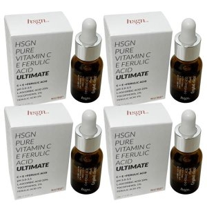  한국콜마 15% 순수 비타민 C E 페룰릭 애씨드 세럼 앰플 15ml [4개]
