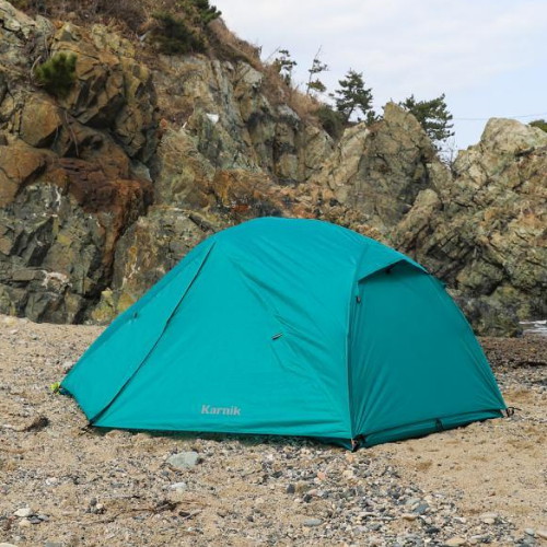 카르닉 오블리크 경량 백패킹 텐트 1-2인용 블루그린