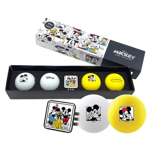 볼빅  비비드 소프트 디즈니 2.0 미키앤프렌즈 (컬러공, 4개+볼마커)