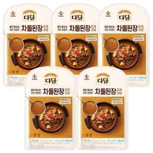 다담 차돌된장찌개양념 145g 5개 / 요리양념 간편조리