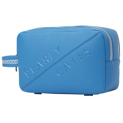 파리게이츠 엠보 로고 투 지퍼 파우치백 511F2BG041_BL