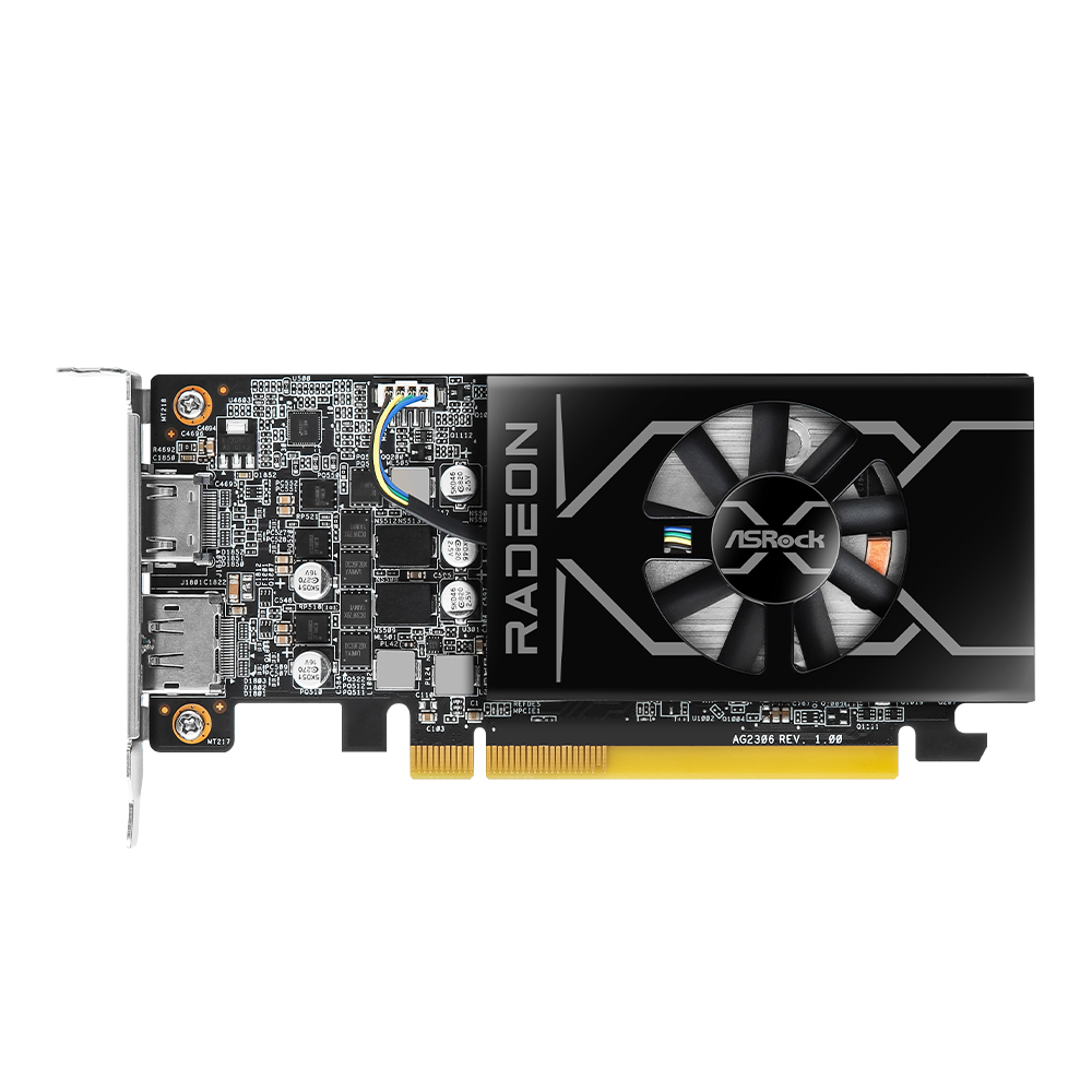 ASRock �󵥿� RX 6400 Low Profile D6 4GB �����Ƽ����