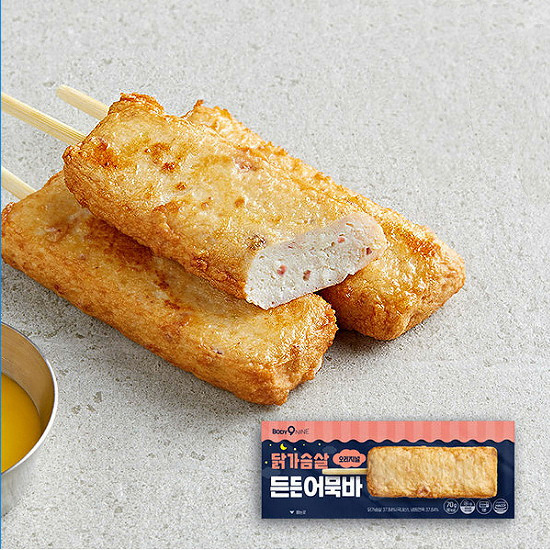 바디나인 닭가슴살 든든 어묵바 오리지널 70g