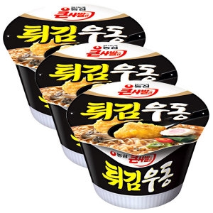 농심 튀김우동 큰사발 111g (3개)
