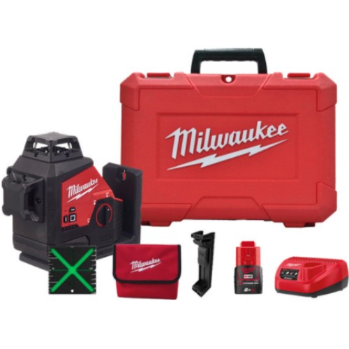 밀워키 M12 3PL (2.0Ah, 배터리 2개)