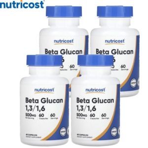 뉴트리코스트 베타글루칸 500mg 60캡슐 (4개)_이미지