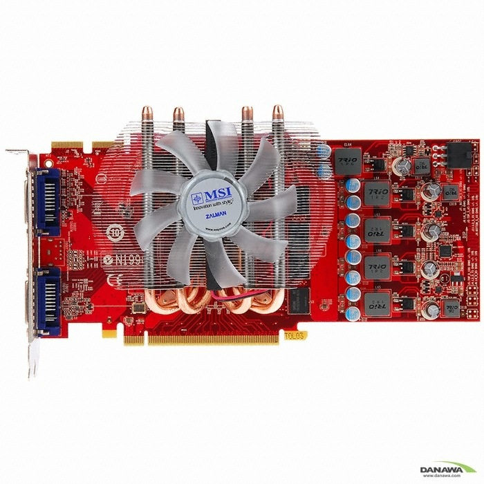 MSI 라데온 HD 4850 R4850-2D512 O.C Triple-S 512MB VF2000_이미지