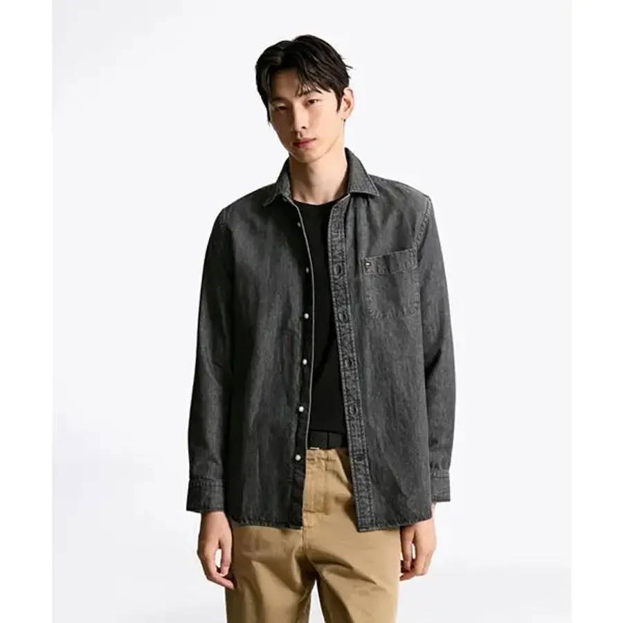 타미힐피거 TOMMY HILFIGER 레귤러 데님 셔츠 T12F7WSH500MT11BB T12F7WSH500MT11BB 119511
