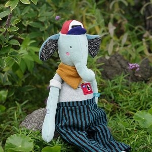 642756 파블로 코끼리 인형 Les Brocn Rolls Pablo the Elephant 51cm