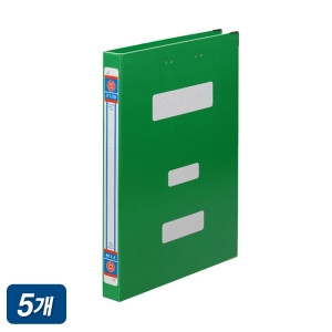 오피스존 문화 녹색 스프링화일 F130 5개입 A4 마니라지