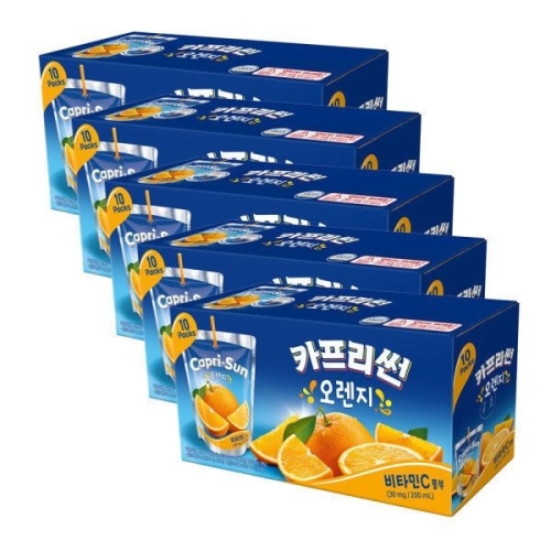 농심 카프리썬 오렌지 200ml (50개)