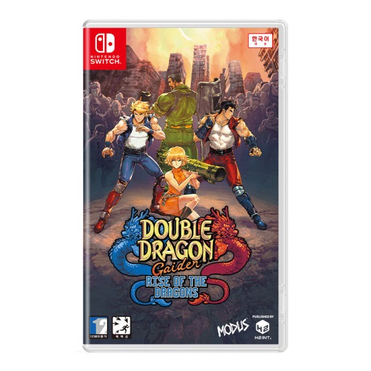 더블 드래곤 외전: 라이즈 오브 더 드래곤 한글판 SWITCH, 패키지칩_이미지