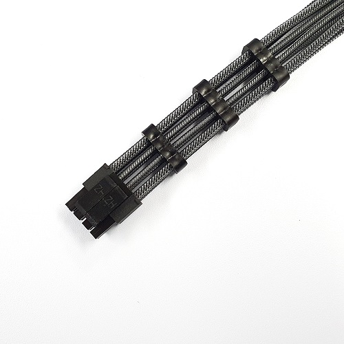 SuperFlower LEADEX V MOD CPU(4+4)핀 케이블 (메탈블랙, 0.75m)_이미지