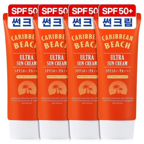 터치미코리아 터치미 캐리비안비치 울트라 선 크림 60ml (4개)