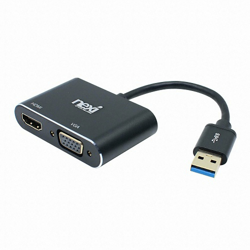 리버네트워크 NEXI USB 3.0 to HDMI/VGA 컨버터 (NX-U30HDV)_이미지