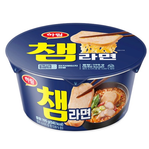 하림 챔라면 195g (4개)_이미지