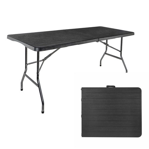 쿠팡 코멧 아웃도어 브로몰딩 접이식 테이블 1800 블랙_이미지