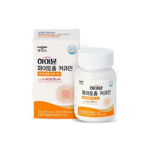 일동후디스 하이뮨 파이토좀 메리바 커큐민 60정 (1개)